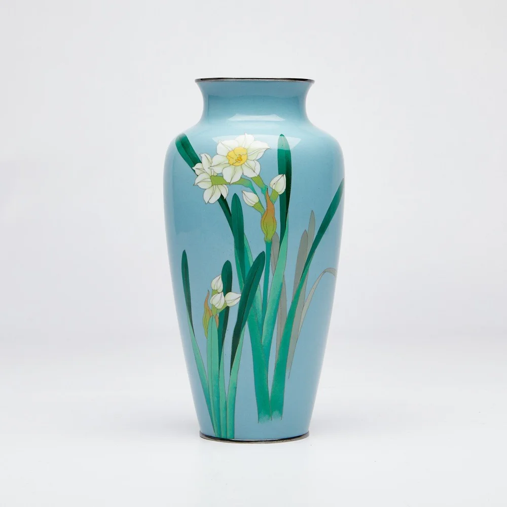 Ando Jubei Cloisonne Vase