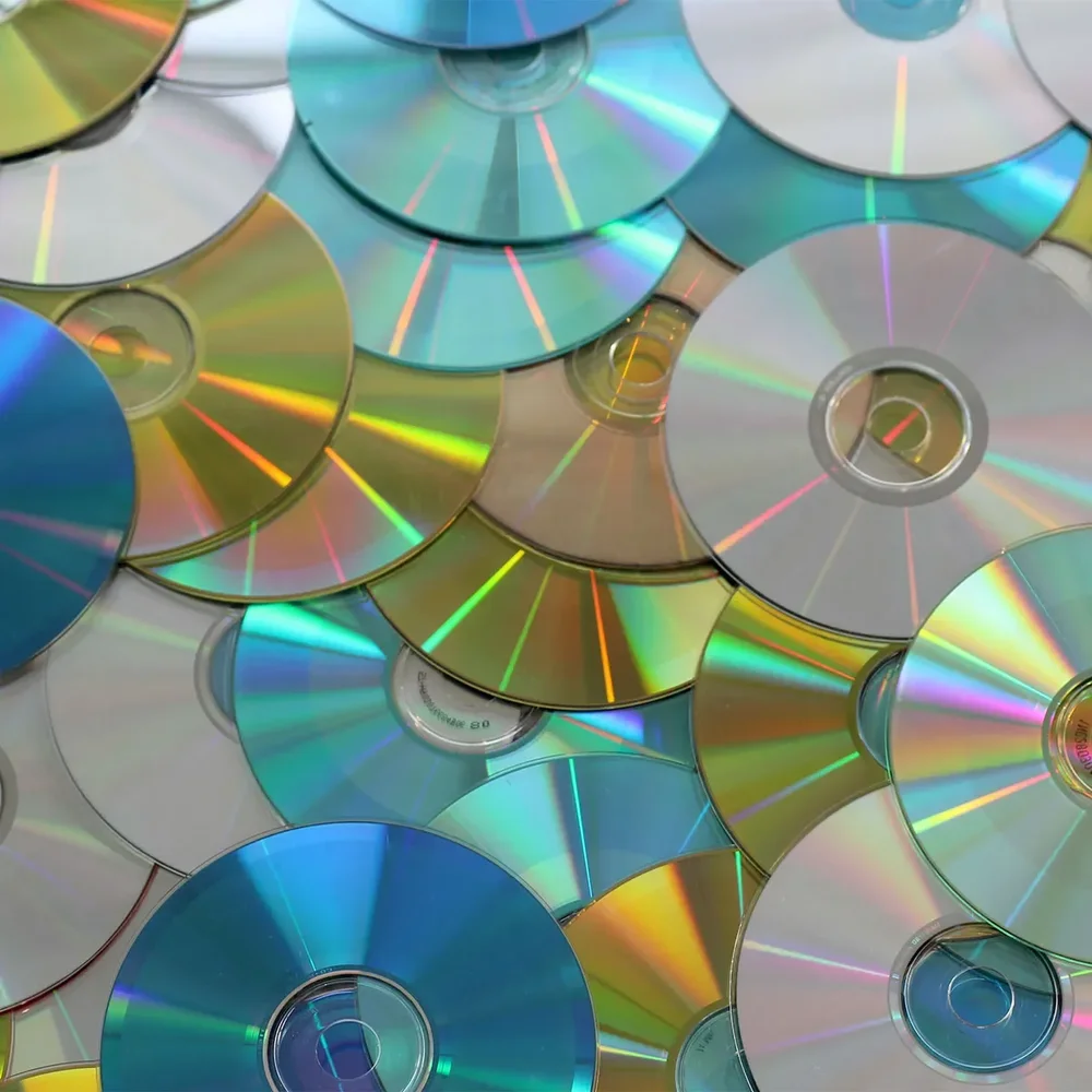 DVDs, Blu-rays, and CDs